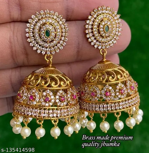 Designer Jhumka Earrings